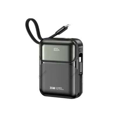 Picture of XUNDD XDPB-008 PD35W 10000mAh Dual Cable Mini Power Bank -  Silver