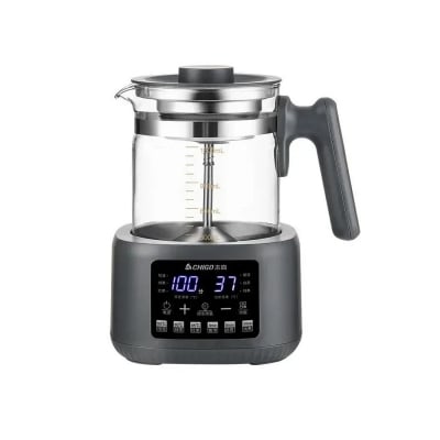 Picture of Multifunctional 1300ml Thermostatic Kettle for Baby Milk and Tea Temperature Control -  Silver