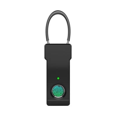 Picture of Tuya Fingerprint Padlock Bluetooth Combination Padlock for Suitcase & Luggage - Size-10, Black