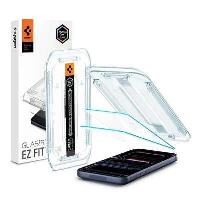 Picture of Spigen EZ Fit Tempered Glass for iPhone 17 Pro Max – 2 Pack HD Clear