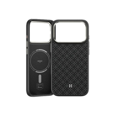 Picture of Benks ArmorGrid ArmorPro Case built with Kevlar For iPhone 17 Pro / 17 Pro Max - Black, 