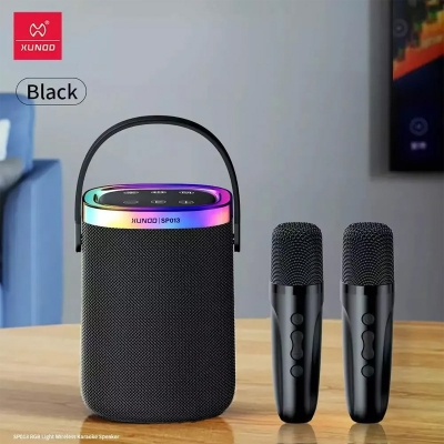 Picture of XUNDD SP013 RGB Light Wireless Karaoke Speaker - Black