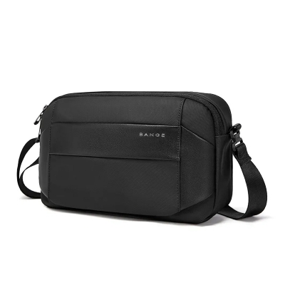 Picture of BANGE BG-7717 Premium Quality Waterproof Crossbody Sling Bag - Size-10 Inch, Black