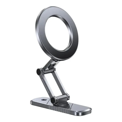 Picture of Gym Phone Holder For Magsafe Double-sided Magnetic N52 Strong Magnet with Adjustable Arm - Black & Orange
