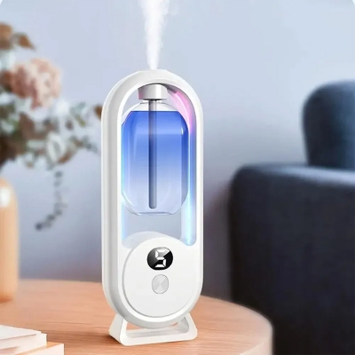Picture of Wall-Mounted USB Rechargeable Aromatherapy Diffuser & Humidifier | Essential Oil Automatic Machine -  White