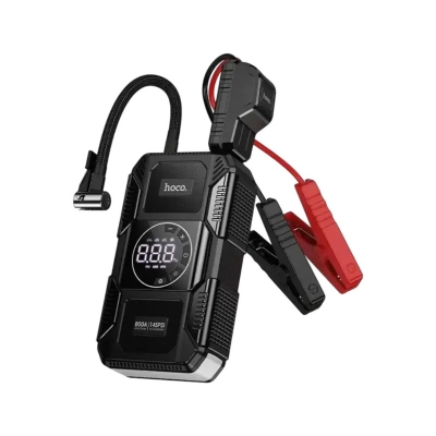 Picture of Hoco QS6 3-in-1 Car Jump Starter Smart Tire Inflator - Black