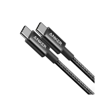 Picture of Anker 333 100W USB-C to USB-C Braided Cable – A8756 - Black