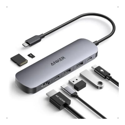 Picture of Anker Nano A83D2 7-in-1 USB-C Hub with 4K HDMI -  GRAY