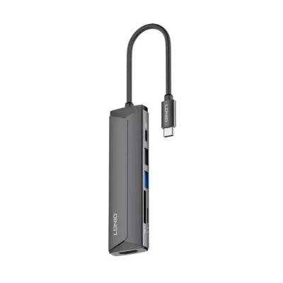 Picture of LDNIO DS-56H PD100W 5-in-1 Docking Station Type-c Data Hub -  GRAY