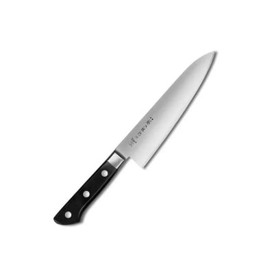 Picture of Japanese Kitchen Knife Stainless Steel with Wood Handle (8 Inch) | Sharp & Rust-Resistant -  Silver