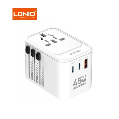 Picture of Ldnio Z8 45W Universal Travel Adapter -  White