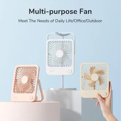 Picture of JISULIFE FA26A Desk Fan Portable Ultra-slim Table Fan 2000mAh