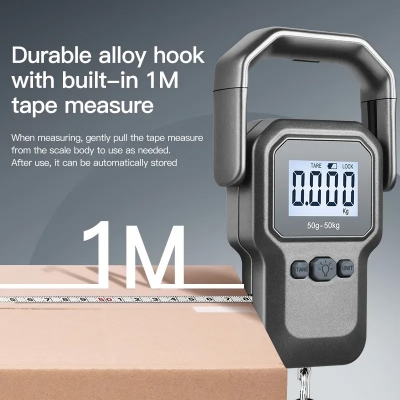 Picture of Digital Electronic Mini Luggage Weight Scale – 50KG - Size-10 Inch, Black