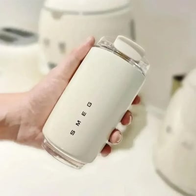 Picture of Tumbler Thermos Cup Milky White Coffee Mug Insulated Water Bottle 240ml -  White