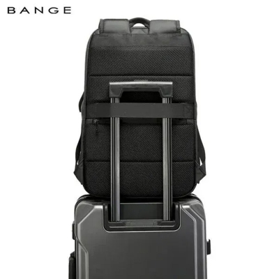 Picture of Bange BG-3068 Waterproof 15.6-Inch Multi-Pocket Laptop Backpack - Size-16, Black