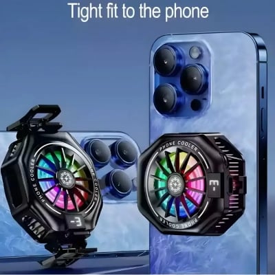Picture of XUNDD XDOT-079 Magnetic Phone Cooler | 15W Fast Cooling for Gaming - Black