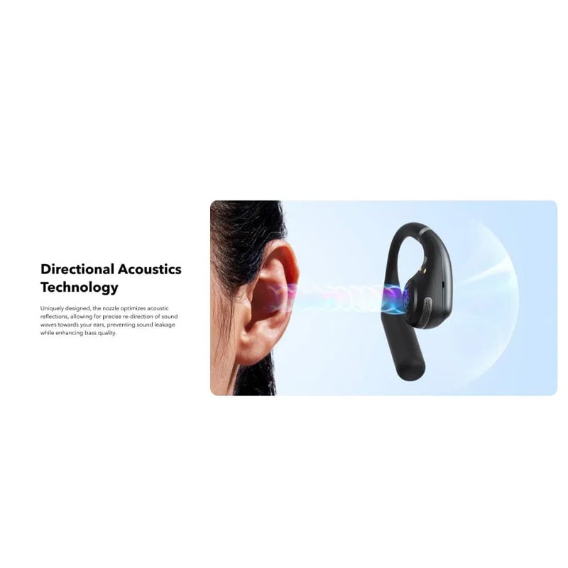 Picture of Anker Soundcore AeroFit Open-Ear Bluetooth Earbuds - Black