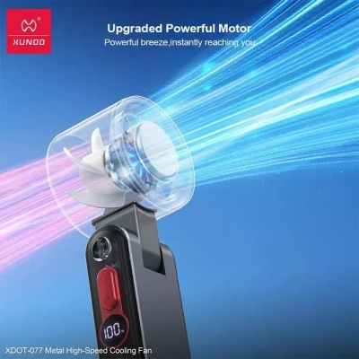 Picture of XUNDD XDOT-077 Metal High-Speed Cooling Fan – 4000mAh -  GRAY