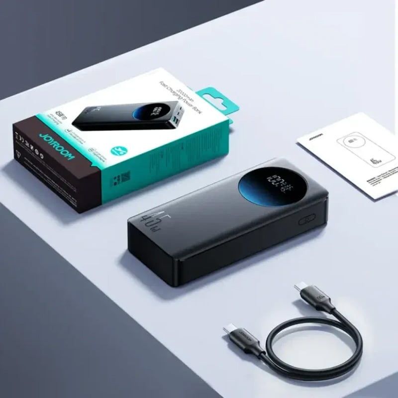 Picture of Joyroom JR-PBF02 Pro 20000mAh 45W PD Power Bank with Digital Display - Black