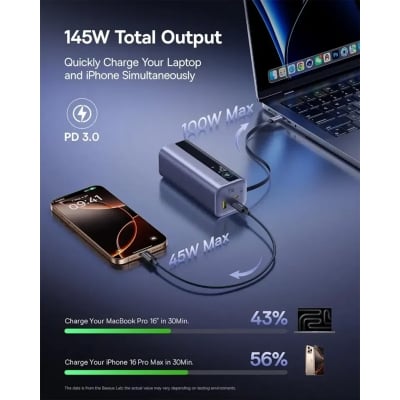 Picture of Baseus EnerGeek GR11 20000mAh 145W Power Bank -  GRAY