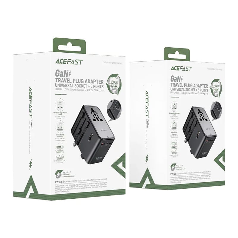 Picture of ACEFAST Z8 PD45W GaN Charging Adapter - Black