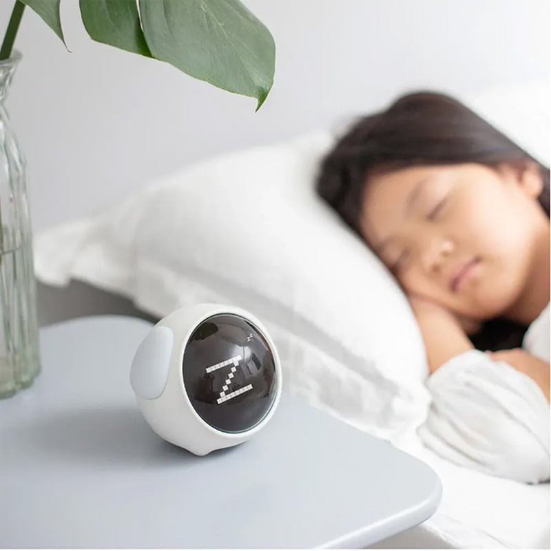 Picture of Xiaomi Cute Expression Alarm Clock -  White