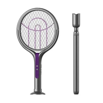 Picture of Qualitell ML-308 Mosquito Swatter | 5-Layer Safety Mesh 1200mAh Type-C Rechargeable -  GRAY