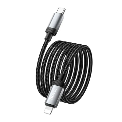 Picture of Hoco X117 Star charging data cable (Type-C to Lightning) - Black and Silver