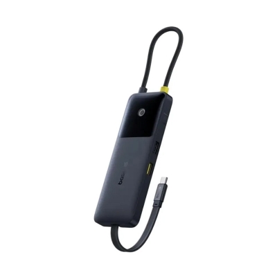 Picture of Baseus Dual Fast Charging 6-in-1 HUB - Black and Silver