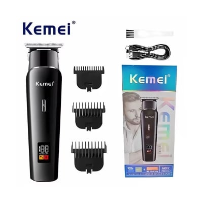 Picture of Kemei KM-1113 Hair Clipper and Beard Trimmer for Men - Black