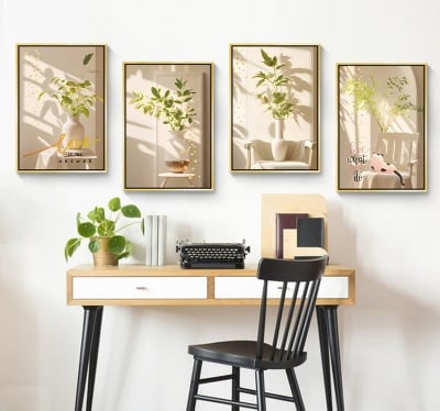 Picture of 3D Live Plant Wallpaper CH27017 A A1 B B1-Gold