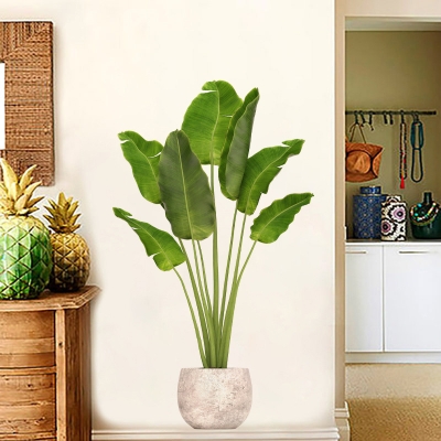 Picture of Removable Vinyl Wall Stickers for Living Room Bedroom Sofa Background Wall Stickers Home Decor STF155-Green