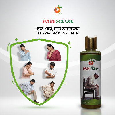 Picture of Pain Fix Herbal Pain Relief Oil – Natural Support for Knee, Back & Muscle Comfort