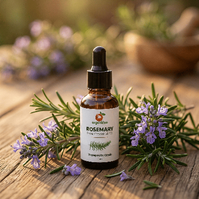 Picture of Organicoo Rosemary Essential Oil 30ml – Therapeutic Grade Hair Growth, Scalp Care & Aromatherapy Oil in Bangladesh