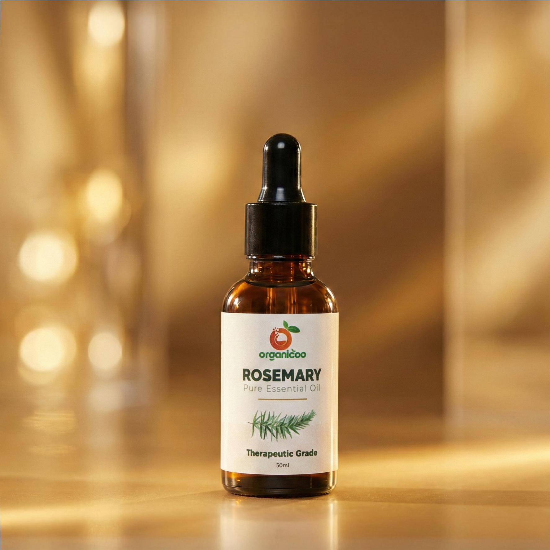Picture of Organicoo Rosemary Essential Oil 30ml – Therapeutic Grade Hair Growth, Scalp Care & Aromatherapy Oil in Bangladesh