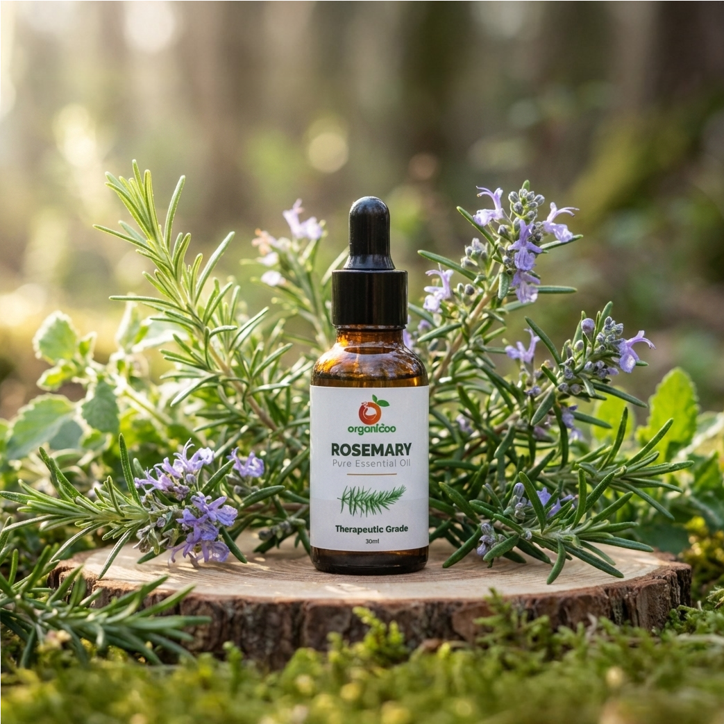 Picture of Organicoo Rosemary Essential Oil 30ml – Therapeutic Grade Hair Growth, Scalp Care & Aromatherapy Oil in Bangladesh