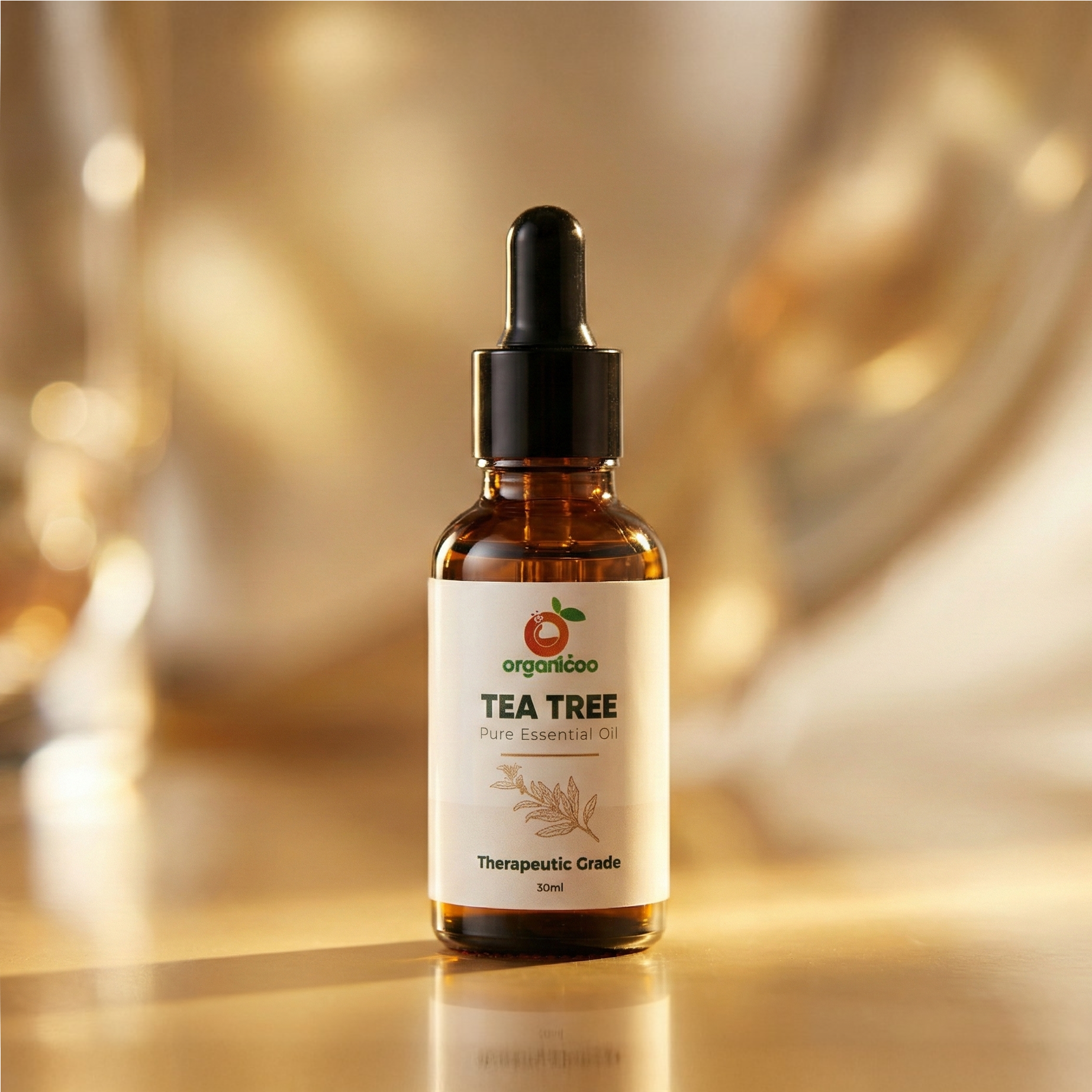 Picture of Organicoo Tea Tree Essential Oil 30ml – Therapeutic Grade for Acne, Dandruff, Skin & Scalp Care in Bangladesh