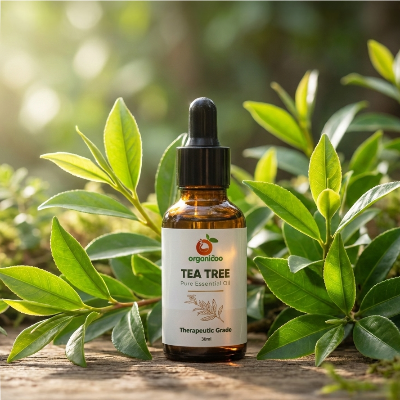 Picture of Organicoo Tea Tree Essential Oil 30ml – Therapeutic Grade for Acne, Dandruff, Skin & Scalp Care in Bangladesh