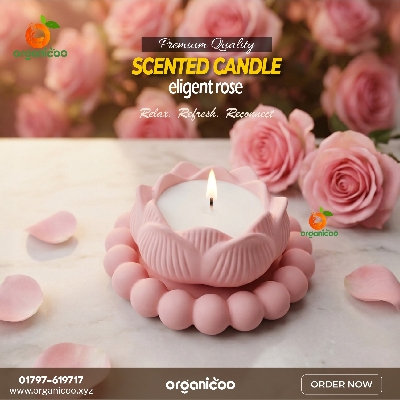 Picture of Decorative Lotus Candle Set 50g | Aromatherapy Flower Candle | Long Burning Mini Candle | | Lavender, Rose, Jasmine, Vanilla, Chocolate