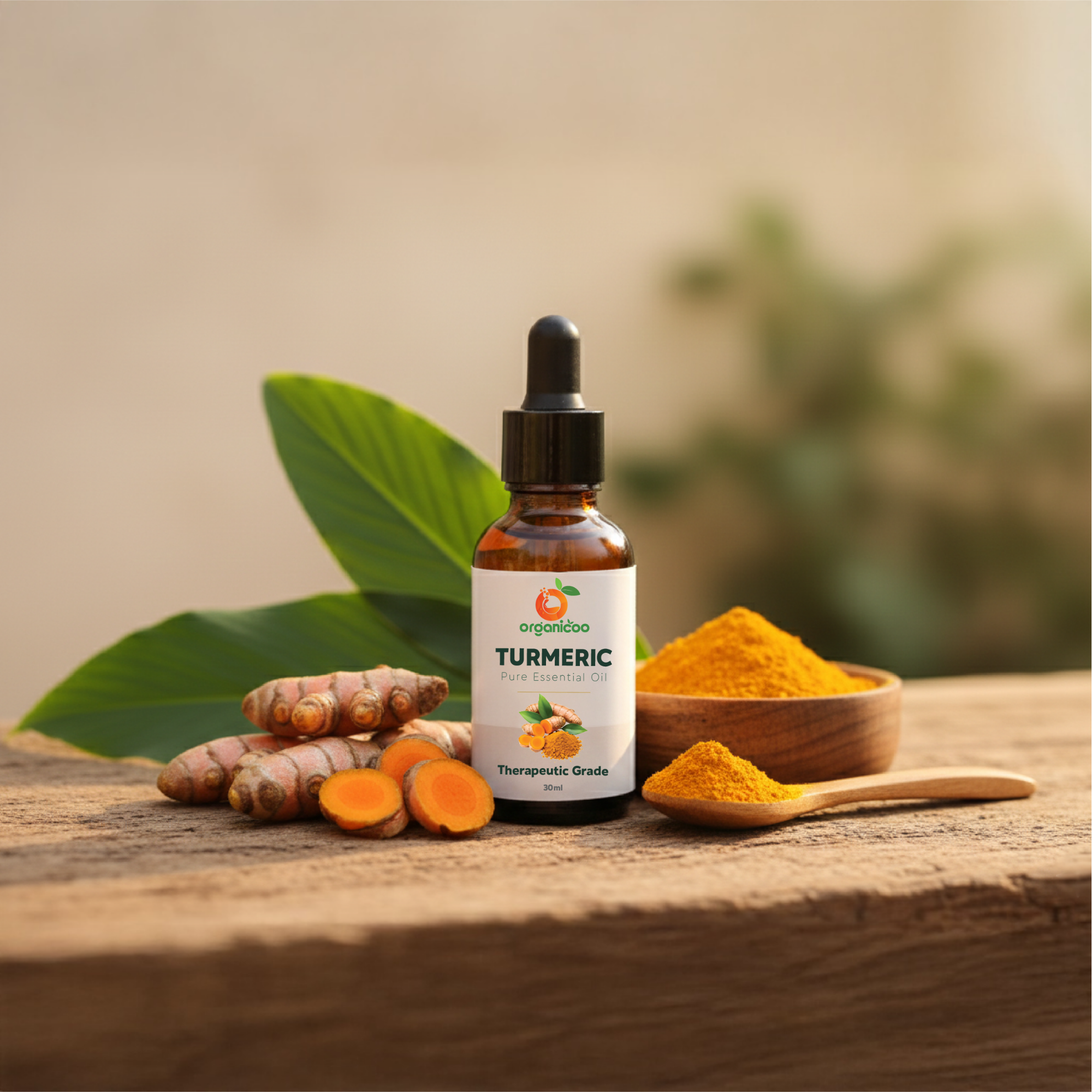 Picture of Turmeric Essential Oil 30ml– 100% Pure Therapeutic Grade Natural Oil for Skin, Hair & Aromatherapy