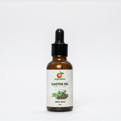 Picture of Castor Oil 30ml – Cold Pressed Unfiltered 100% Pure Natural Oil for Hair, Eyelashes, Eyebrows & Skin