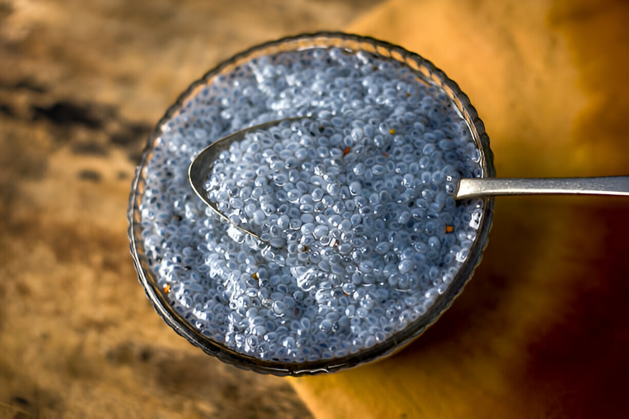 Picture of Tokmar Dana / Basil Seeds Jar 100g-200g (Clean)