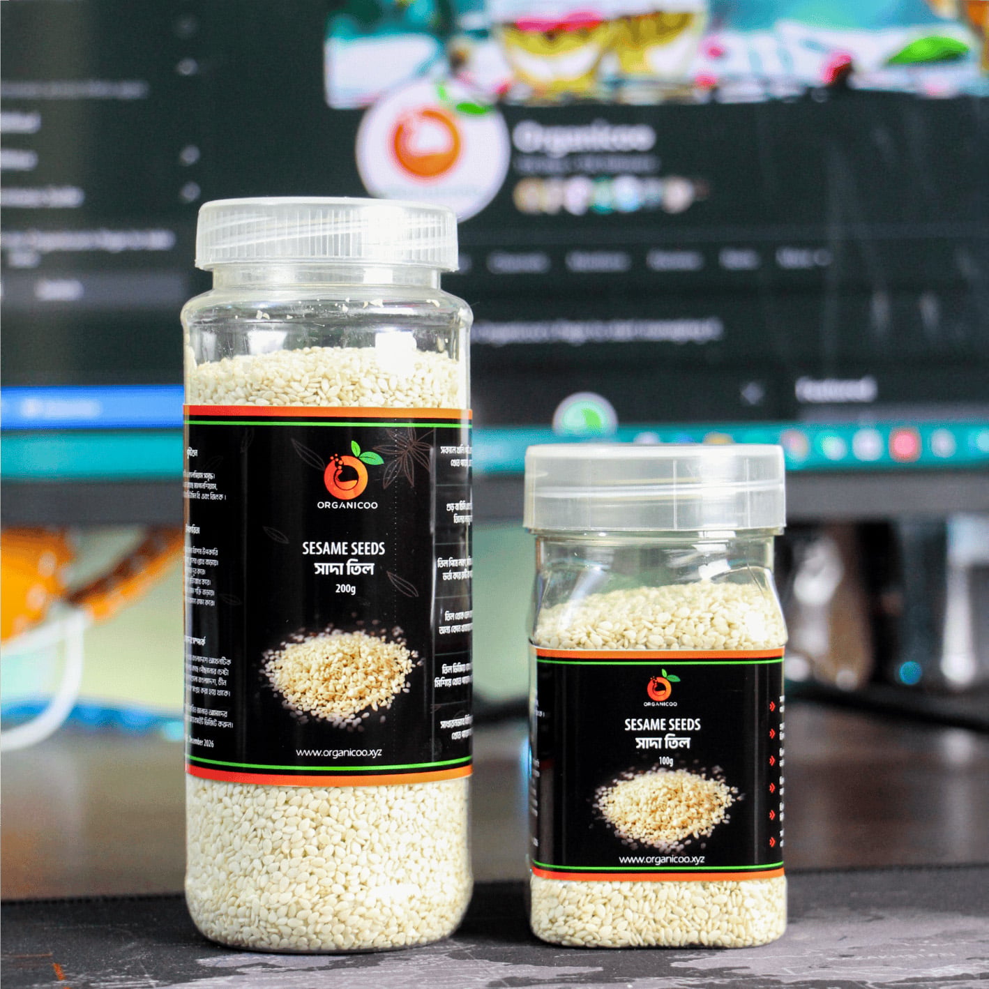Picture of Sesame Seeds/Sada Til - 100g / 250g(Jar Pack)
