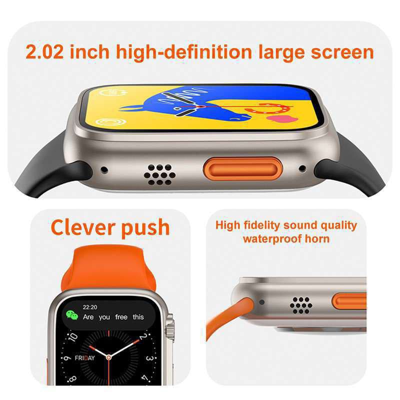Picture of T800 Ultra – All-in-One Smartwatch for Health & Connectivity  - Orange
