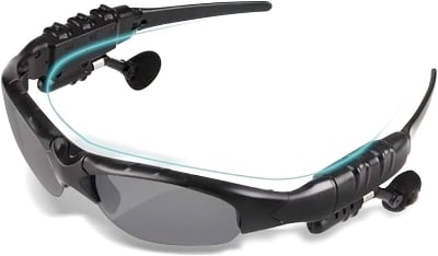 Picture of Wireless Music Sunglasses – Your Travel & Workout Companion  - Black