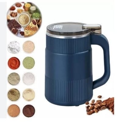 Picture of Mini Mug-Style Electric Grinder – For Fresh & Fast Spices  - Blue