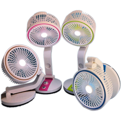Picture of LR-2018 Compact USB Rechargeable Fan with LED Light – Stay Cool Anytime, Anywhere 