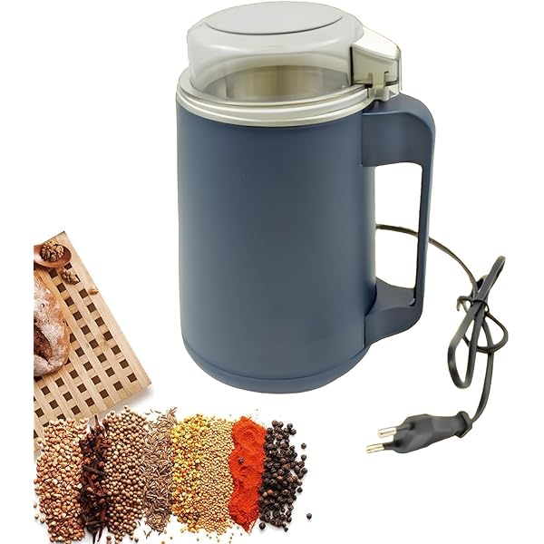 Picture of 950 Watt Grinder Smart Electric Grinder Machine Mini Electric Coffee Beans Chopper – Superfine Powder Grinding Machine for Spices, Grains, and Beans – Efficient Kitchen Grinder Blender 