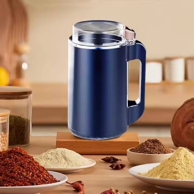 Picture of Stainless Steel Electric Spice Grinder Smart Electric Grinder Machine - 950 Watt  - Blue