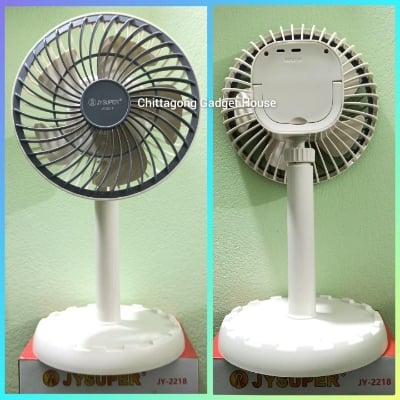 Picture of Jy Super JY-2218 Professional Rechargeable Portable Mini Table Fan 